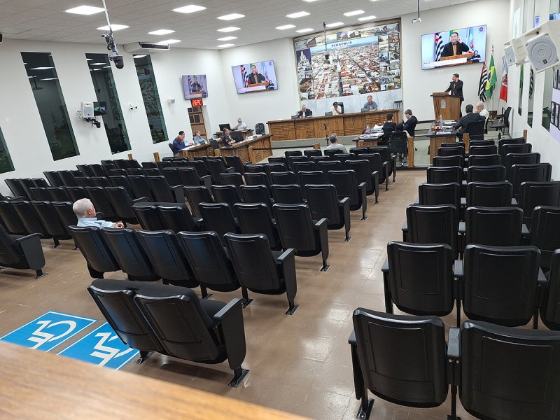 Câmara Municipal vota 6 projetos em sessão nesta segunda-feira