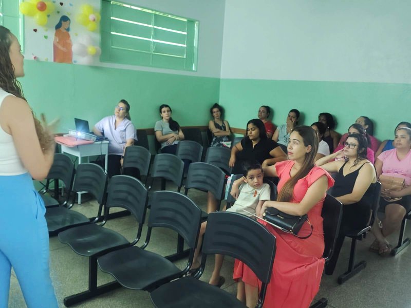 Macro I realiza orientação sobre cuidados com o corpo na gestação