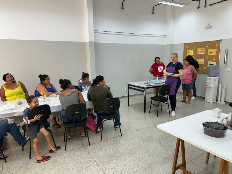 Unidades do Cras trabalham vínculo familiar em oficinas 