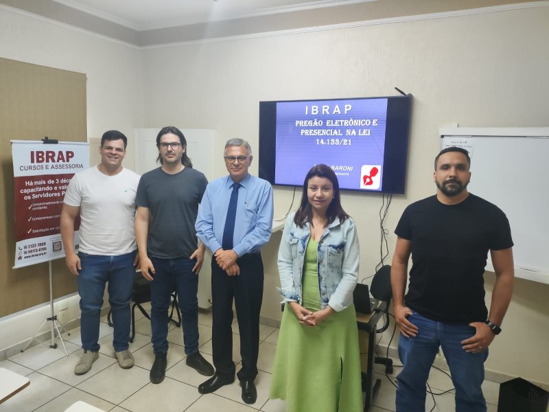 Servidores passam por capacitação em pregão eletrônico e presencial