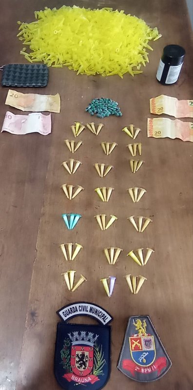Polícia Militar prende acusado de tráfico de drogas em Braúna