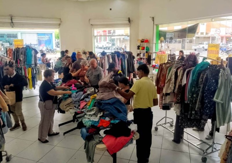 Hoje é último dia do Brechó Solidário