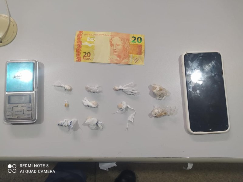 PM prende acusado de tráfico no Jardim Pôr do Sol