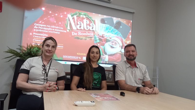 Promoção: Sincomércio sorteia prêmios de Natal e anuncia nova promoção do comércio