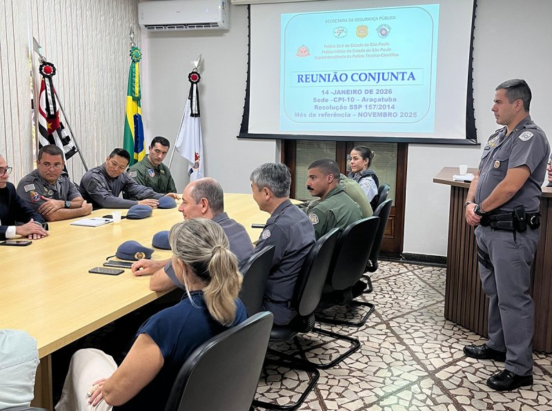 Policiamento: reunião discute resultados e estratégias de segurança na região