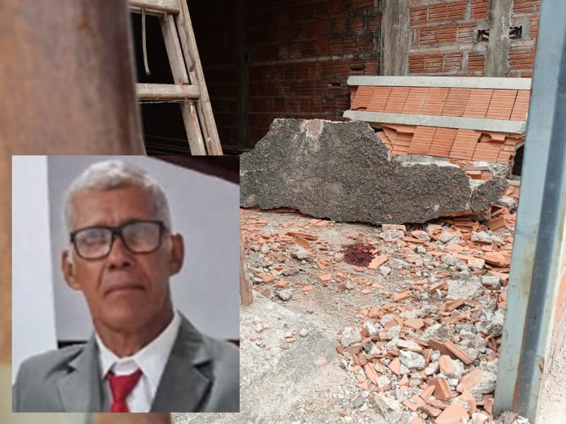 Laje desmorona e mata construtor em Penápolis