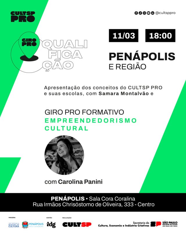 GiroPRO: Penápolis recebe atividade formativa em 