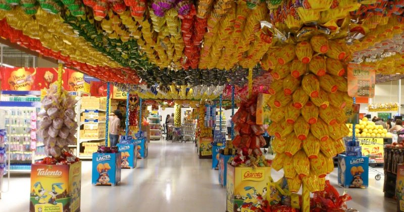 Ovos de Chocolate custam 121% mais do que o mesmo produto em barra