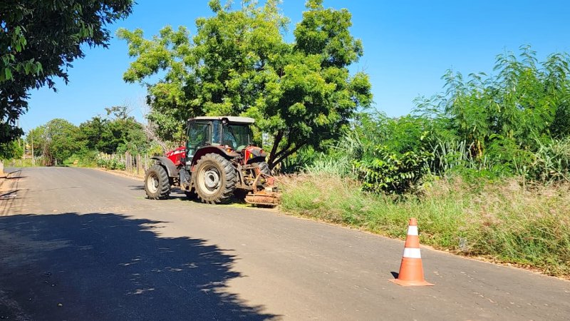 Roçagem: Agricultura intensifica ações na Cidade Jardim