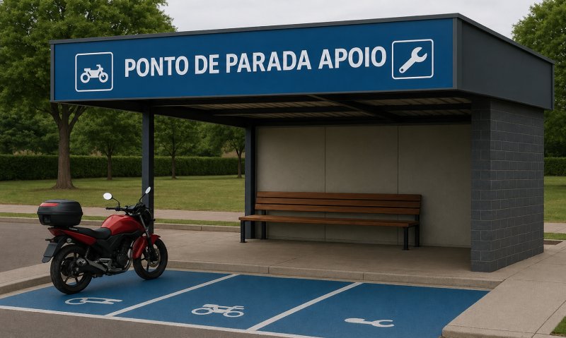 Requerimento propõe ponto de apoio para motoboys e entregadores por aplicativos