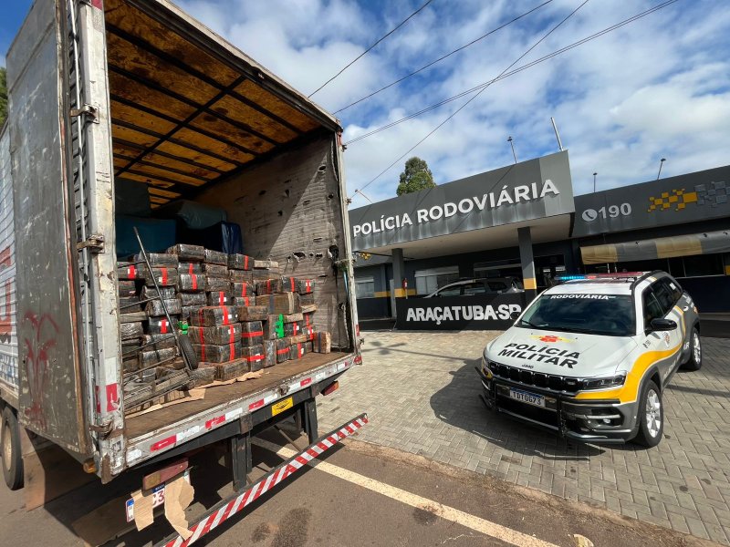 TOR apreende mais de uma tonelada de maconha em Penápolis