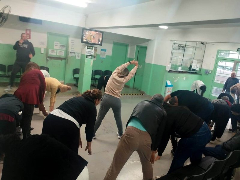 Equipes da Secretaria de Saúde participam de ação para celebrar Mês da Enfermagem