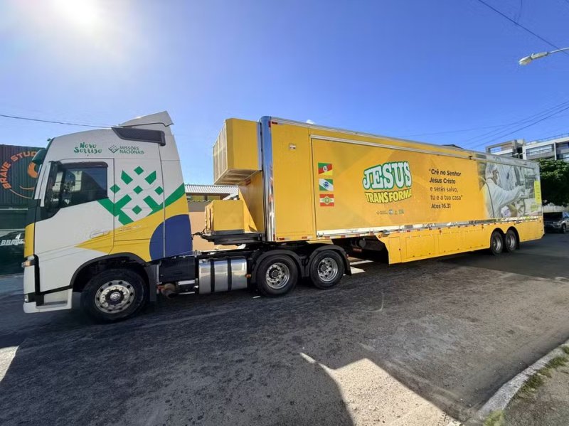 Carreta da Convenção Batista Brasileira realizará diversos serviços para a população