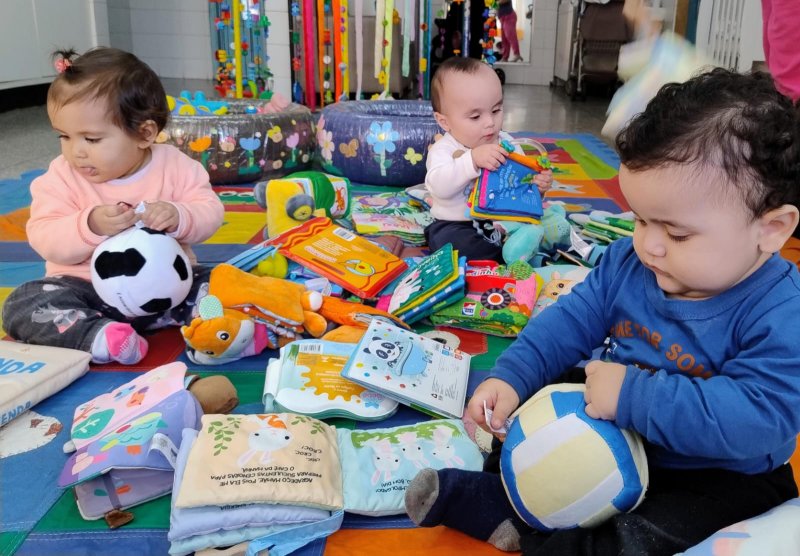Alunos se encantam com a chegada dos novos livros nas escolas