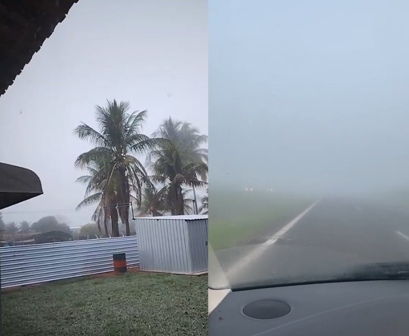 Neblina intensa encobre Penápolis e região reduzindo visibilidade principalmente de motoristas em rodovias