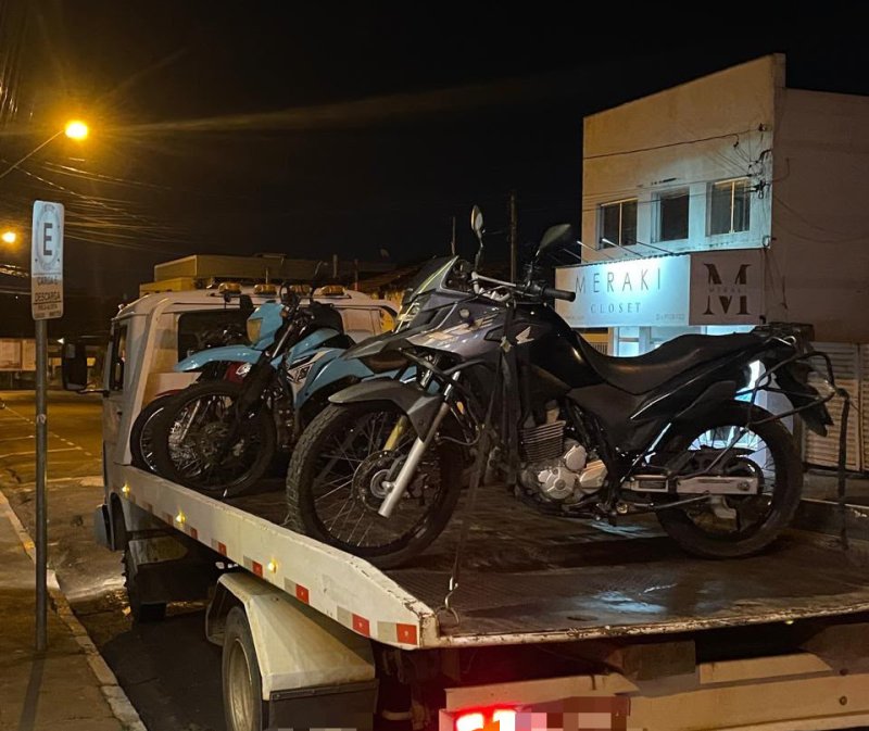 Operação fiscaliza motocicletas e remove 11 veículos em Penápolis