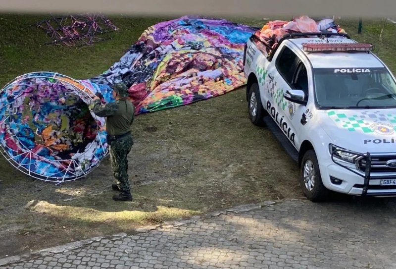 Estiagem: PM Ambiental reforça  fiscalização contra balões ilegais