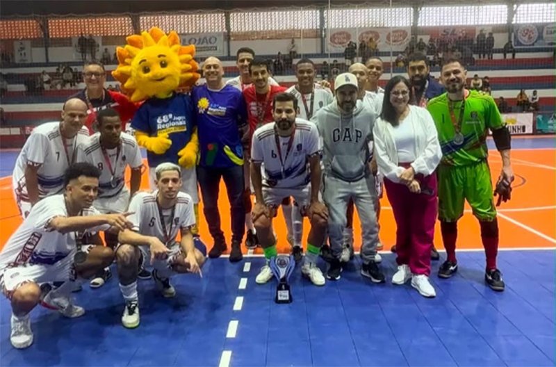Futsal masculino de Penápolis é medalha de prata nos Jogos Regionais