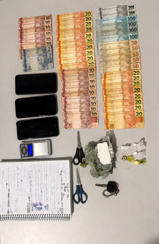 Casal é preso em Penápolis em ação da PM por tráfico e associação