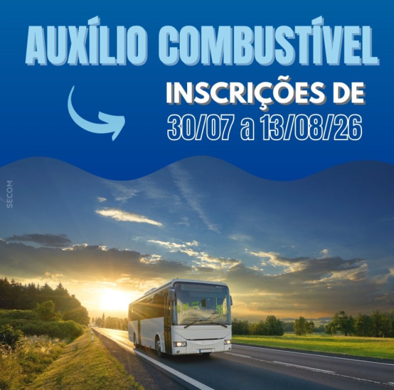 Ajuda: estudantes podem se inscrever para Auxílio Combustível