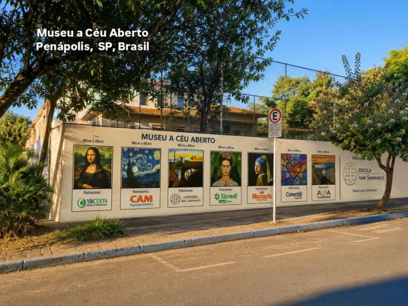 Museu ao ar livre: professora Jandinéia defende projeto contra poluição visual