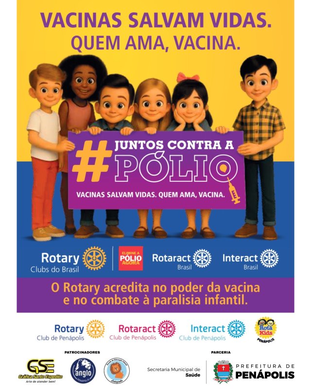 Rotary promove ação para incentivo à vacinação neste sábado