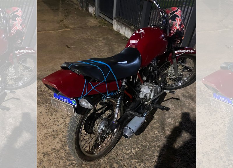 Motociclista é preso após PM localizar veículo adulterado em Avanhandava