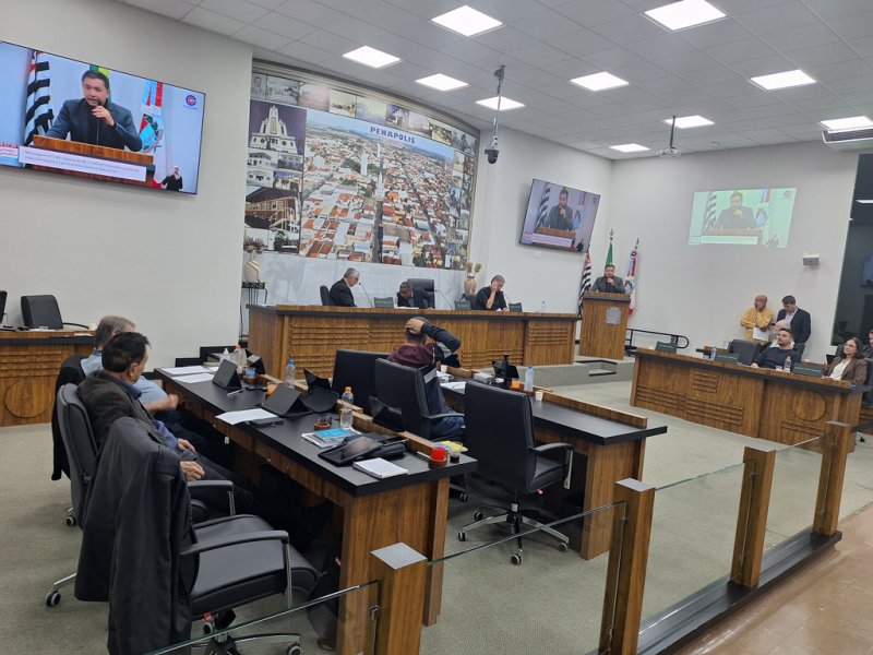 Câmara Municipal de Penápolis votará 10 projetos em sessão nesta segunda-feira
