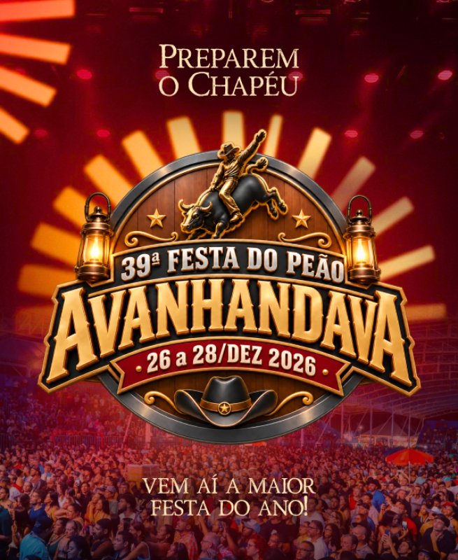 Prefeitura de Avanhandava confirma a 39ª Festa do Peão em dezembro