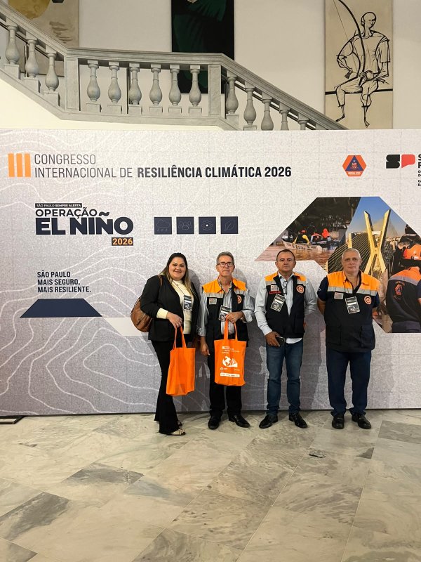 Resiliência Climática: Defesa Civil participa de Congresso Internacional