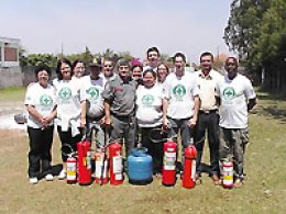 Cipeiros concluem treinamento de combate a incêndio