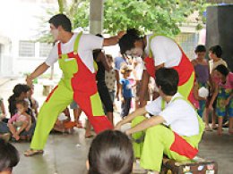 Festa das crianças foi atração no Programa Escola da Família