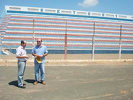 Melhoria: Estádio Municipal ganhará mais uma arquibancada