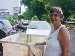 Catadora de papel participa de programa na Record