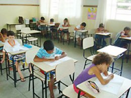 Alunos da rede municipal fazem a Provinha Brasil