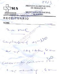 Vereador defende letra legível para os receituários médicos