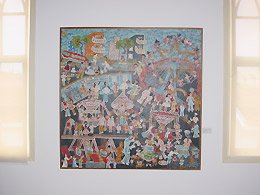 Museu do Sol: Quadro é restaurado durante exposição nacional