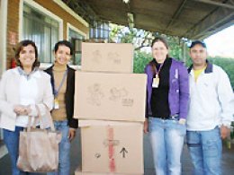 Solidariedade: Escola estadual recebe doação de pares de tênis