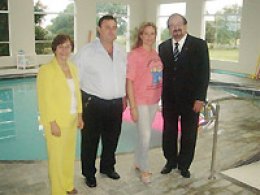 Terapêutica: Nardão agradece Aldo Demarchi por recursos piscina