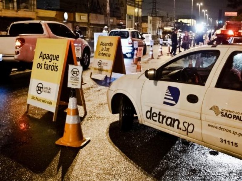 Lei Seca: Blitz do Detran.SP autua 120 motoristas