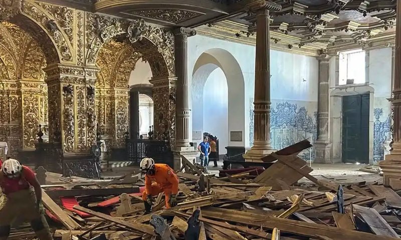 Iphan multou igreja que desabou por falta de manutenção em 2022 