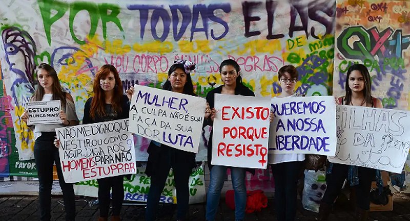 Cresce percentual de mulheres que relatam medo de ser estupradas