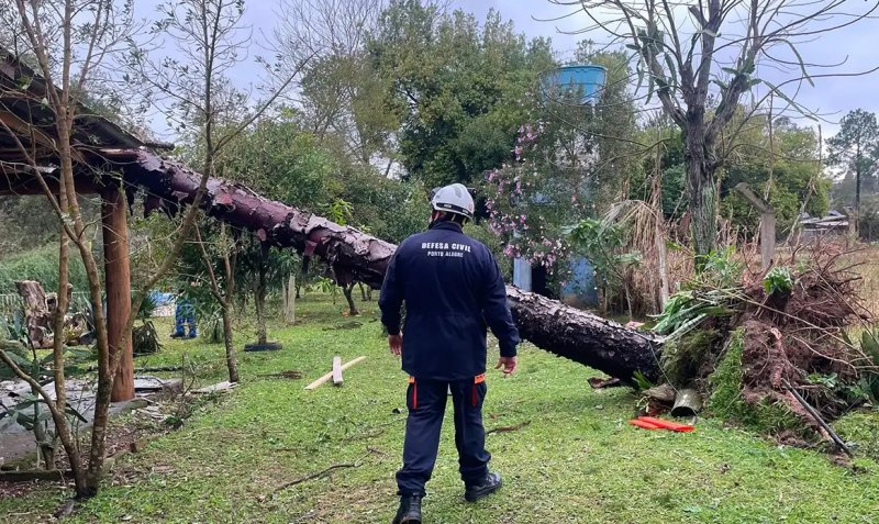 Sul, Sudeste e Centro-Oeste têm alerta para tempestades e vendavais
