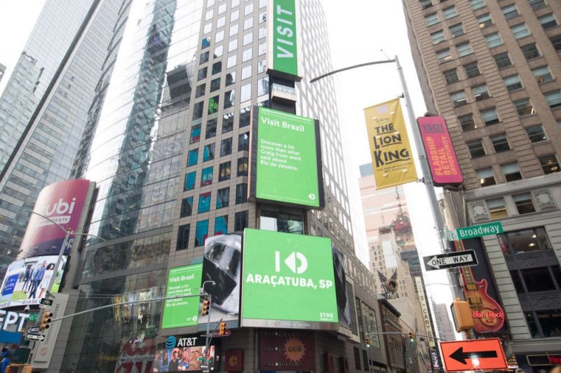 Araçatuba é citada por empresa em painel na Times Square