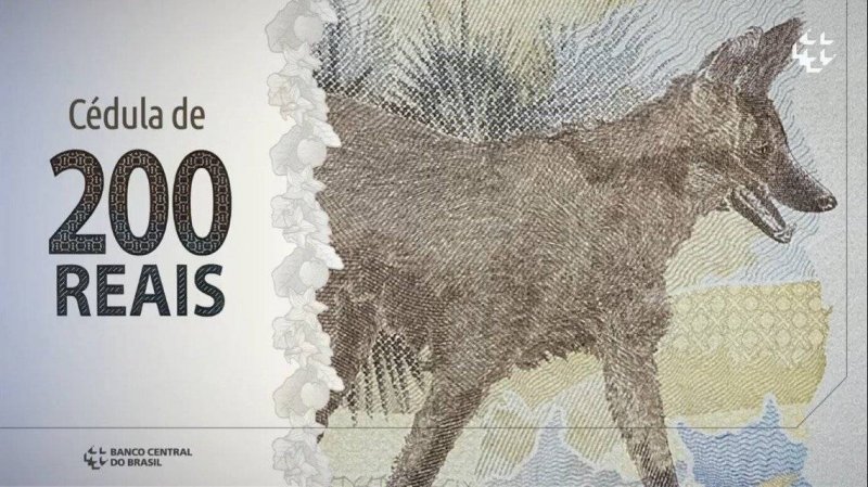 Banco Central lança nota de R$ 200, estampada por lobo-guará