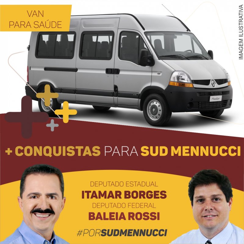 Deputados Itamar Borges e Baleia Rossi destinam recursos para a saúde de Sud Mennucci