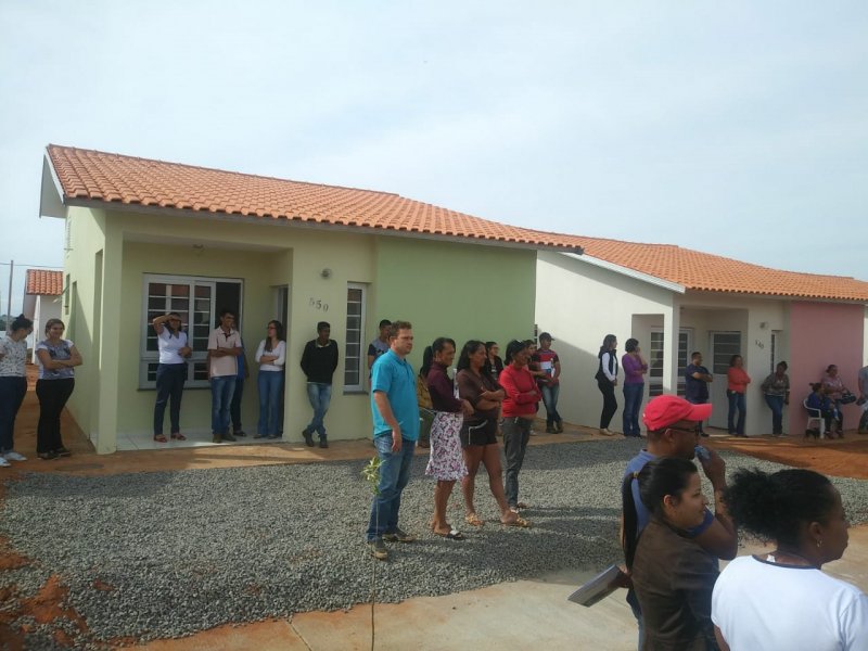 Sorteio das casas populares CDHU em Brejo Alegre
