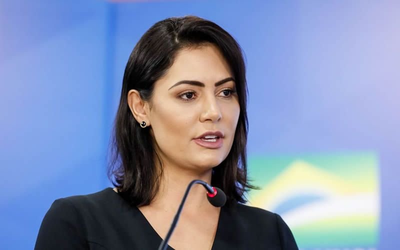 Primeira-dama Michelle Bolsonaro visita a região nesta terça-feira